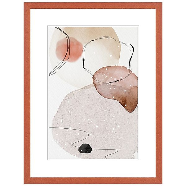 WANDStyle Bilderrahmen H950, Kirschbaum-Optik, aus Massivholz im Stil Moder günstig online kaufen