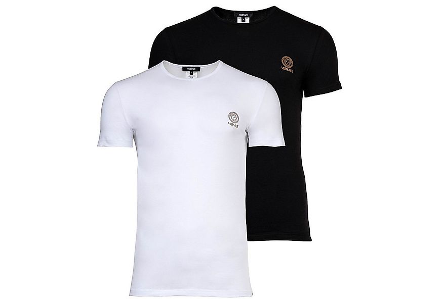 Versace T-Shirt Herren T-Shirt 2er Pack Baumwolle (Packung, 2er Pack) günstig online kaufen