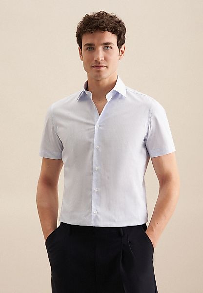 seidensticker Businesshemd "Shaped" Shaped 1/2 Kentkragen Druck günstig online kaufen