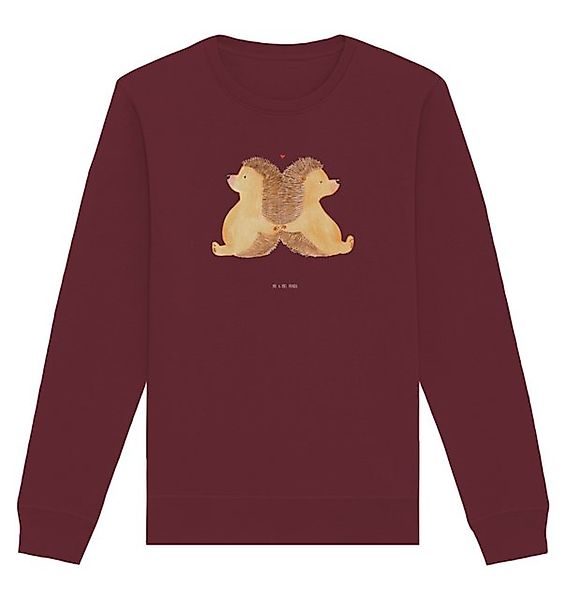 Mr. & Mrs. Panda Longpullover Igel händchenhaltend Größe XL - Burgundy - Ge günstig online kaufen