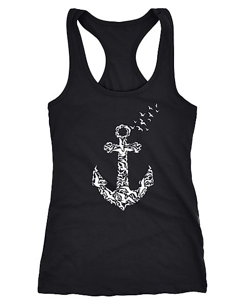 Neverless Tanktop Damen Tank Top Vogel günstig online kaufen