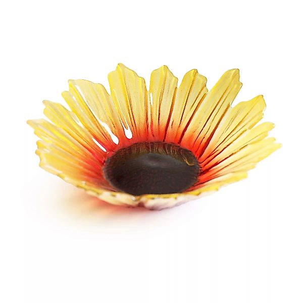 Sonnenblumen Glasschale gelb klein Ø17cm günstig online kaufen