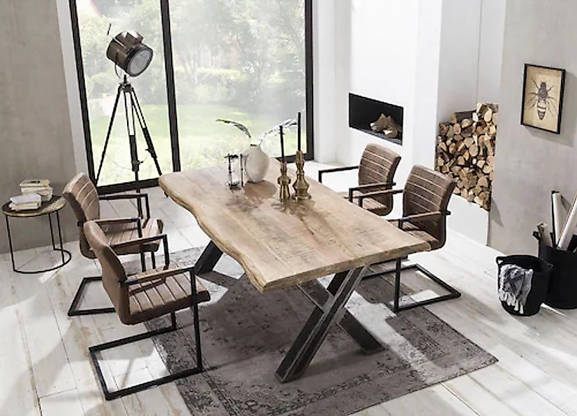 SIT Esstisch »Tops&Tables«, mit Platte aus Mangoholz, Shabby Chic, Vintage günstig online kaufen