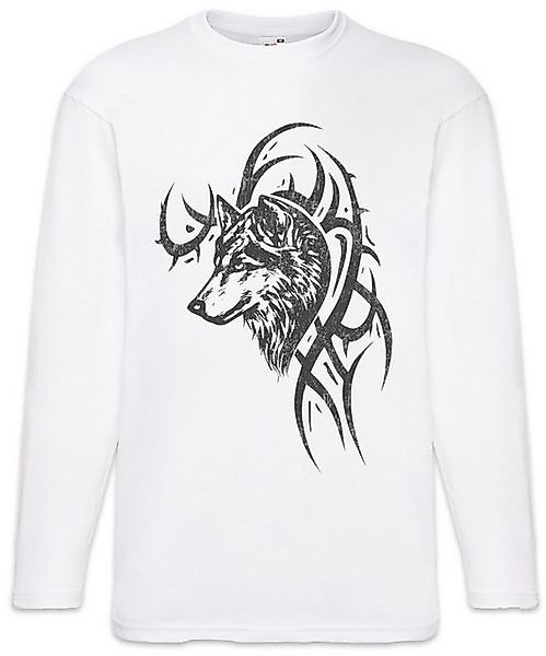 Urban Backwoods Langarmshirt Wolf & Tribal Langarm T-Shirt Runen Runes Germ günstig online kaufen