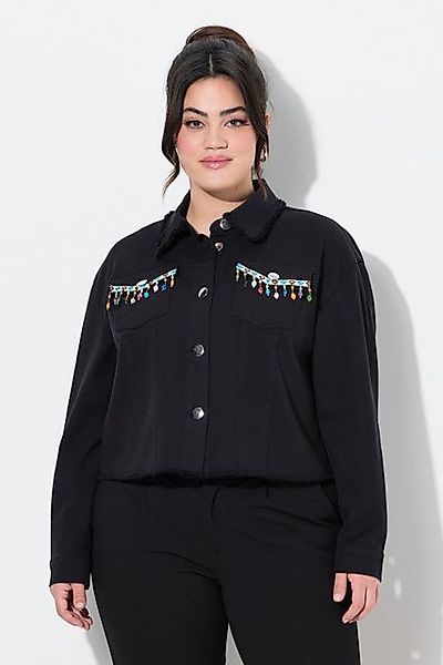 Angel of Style Sommerjacke Twilljacke Straight Fit Rücken-Applikation günstig online kaufen