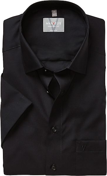 MARVELIS Kurzarmhemd Businesshemd, New-Kentkragen, comfort fit günstig online kaufen