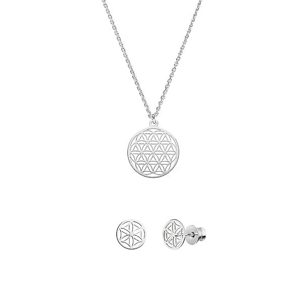 SCHOSCHON Schmuckset Blume des Lebens Halskette günstig online kaufen