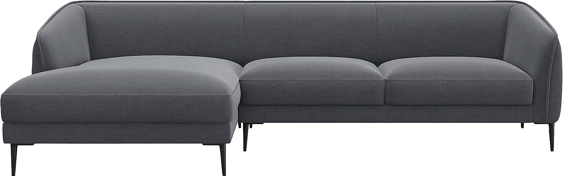 FLEXLUX Ecksofa »Belle Designsofa, L-Form, B/T 288/149 cm«, Skandinavisches günstig online kaufen