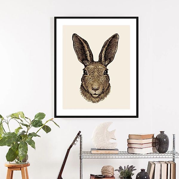 queence Bild "Agus" Haustiere  Kunst  Ostern 1 Stk. tlg. 30x40, mit Rahmen günstig online kaufen