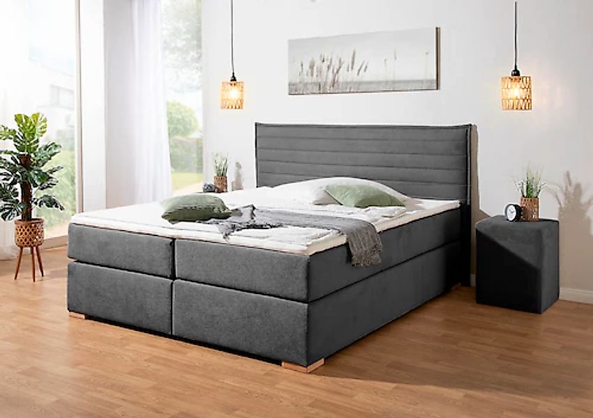Home affaire Boxspringbett ""Östermoor"", in H2, H3 oder H4 erhältlich günstig online kaufen