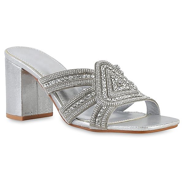 VAN HILL 841539 Sandalette Damen Pantoletten günstig online kaufen