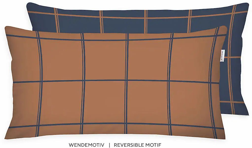 TOM TAILOR HOME Kissenbezüge "new bedroom, LARGE CHECK, 40x40cm oder 40x80c günstig online kaufen
