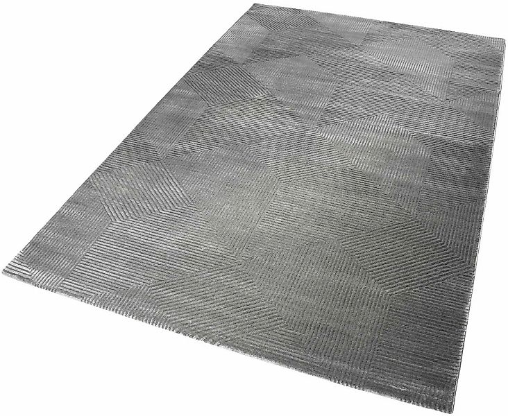 Esprit Teppich "Velvet Groove ESP-8780" rechteckig 12 mm Höhe Kurzflor, Hoc günstig online kaufen