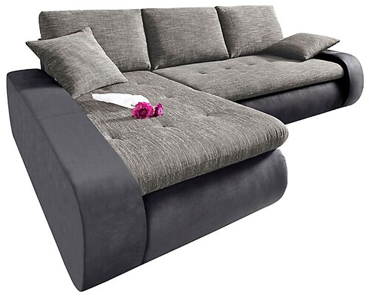 TRENDMANUFAKTUR Ecksofa »Indie, modern und bequem, Materialmix, OTTOs Choic günstig online kaufen