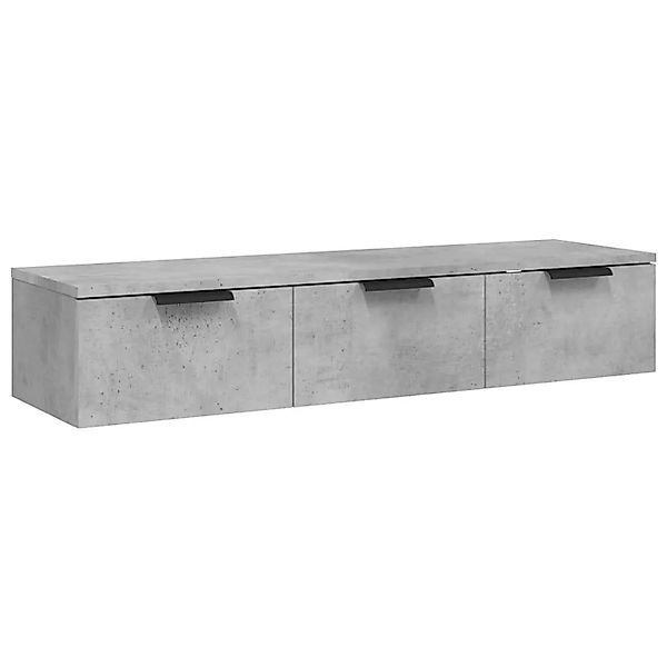 vidaXL Wandschrank Betongrau 102x30x20 cm Holzwerkstoff 811407 günstig online kaufen