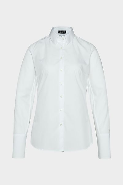 Hybridbluse mit Jerseyeinsatz Slim Fit günstig online kaufen