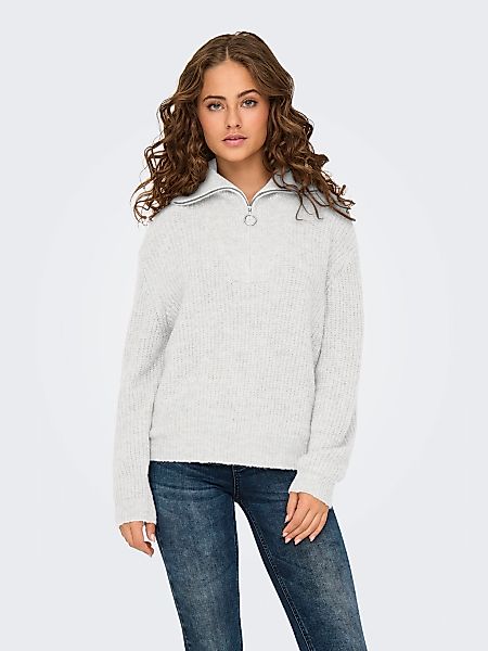 ONLY Strickpullover "ONLBAKER L/S ZIP PULLOVER KNT NOOS" günstig online kaufen