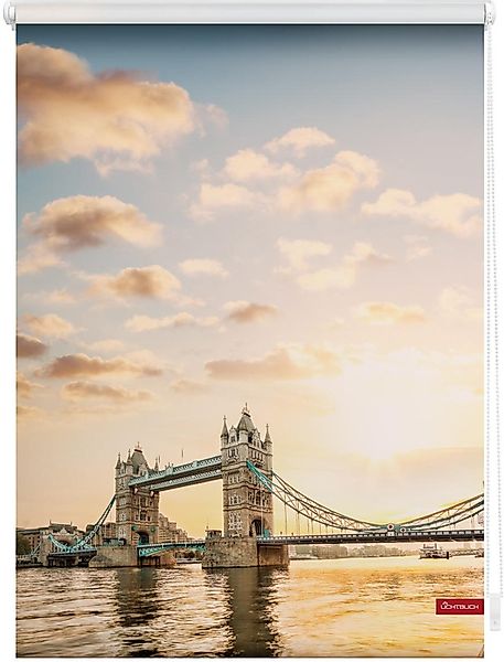 Verdunkelungsrollo Tower Bridge rot B/L: ca. 100x150 cm günstig online kaufen