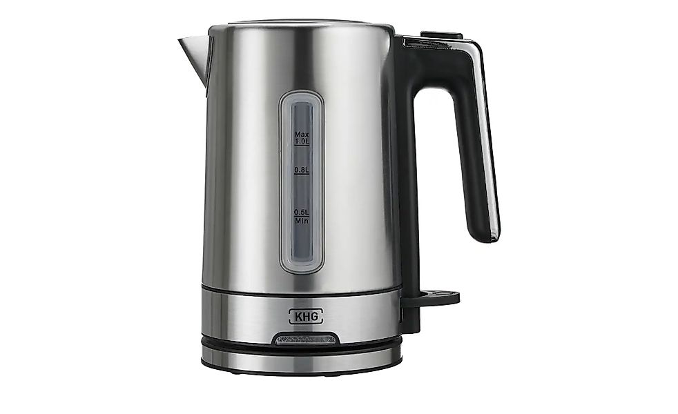 KHG Wasserkocher  WK-105 ES ¦ silber ¦ Kunststoff,Edelstahl ¦ Maße (cm): B: günstig online kaufen