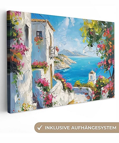 OneMillionCanvasses® Leinwandbild Landschaft - Blumen - Natur - Sommer, Fot günstig online kaufen