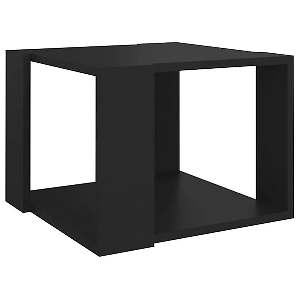 vidaXL Couchtisch Schwarz 40x40x30 cm Holzwerkstoff günstig online kaufen