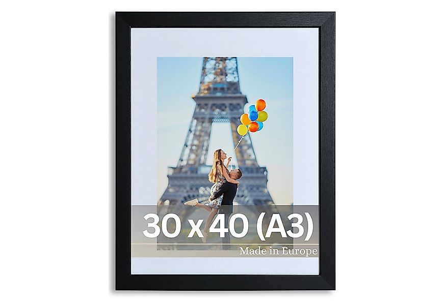 Victor (Zenith) Bilderrahmen Richter, Bilderrahmen Schwarz 30x40 cm mit 20x günstig online kaufen