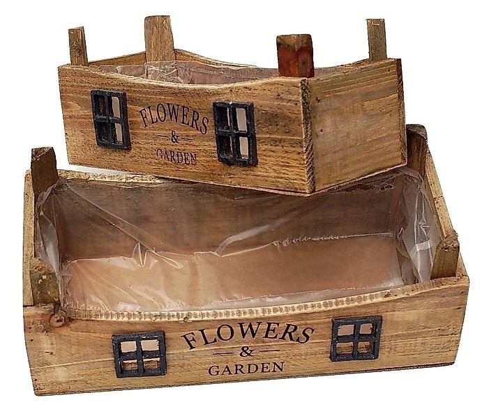 sesua Pflanzschale Pflanzkisten 2er Set Holz günstig online kaufen