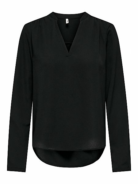 ONLY Blusenshirt "ONLNOVA LIFE VIS L/S JOSIE TOP SOLID" günstig online kaufen