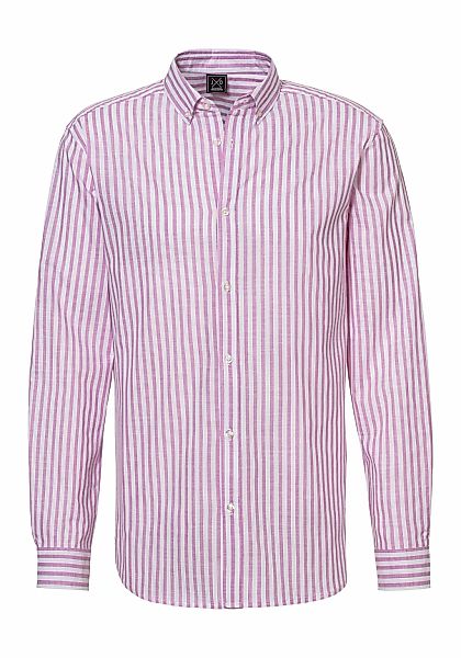 John Devin Langarmhemd "Regular Fit", Streifenhemd mit Button-down-Kragen, günstig online kaufen