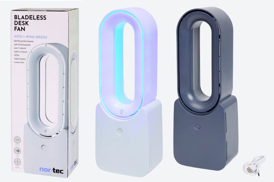 NORTEC Tischventilator Rotorloser Tischventilator USB-C Bladeless günstig online kaufen