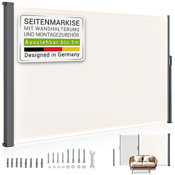 Juskys Seitenmarkise Dubai Sonnen- & Sichtschutz, günstig online kaufen