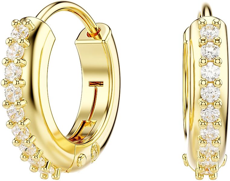 Swarovski Paar Creolen Schmuck Geschenk Matrix Ohrringe, mit Swarovski® Zir günstig online kaufen