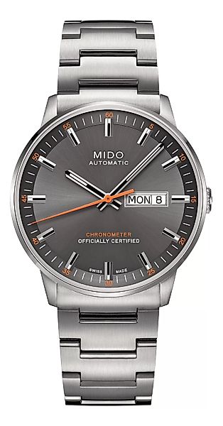 Mido COMMANDER II Automatic Chronometer, grey, Stahlband M021.431.11.061.01 günstig online kaufen