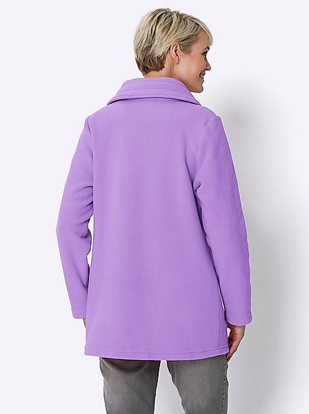 Sieh an! Fleecejacke Long-Fleecejacke Langarm günstig online kaufen