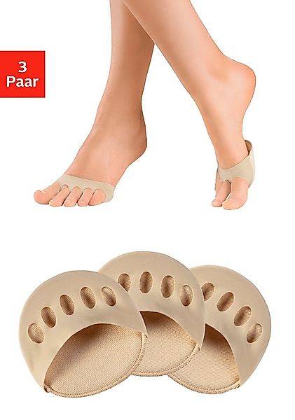 Vivance Zehlinge (Packung, 3-Paar) mit Vorfußpolster für hohe Schuhe günstig online kaufen