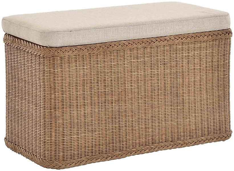 Krines Home Wäschetruhe Rechteckige Truhe Sitztruhe gepolstert mit Deckel N günstig online kaufen