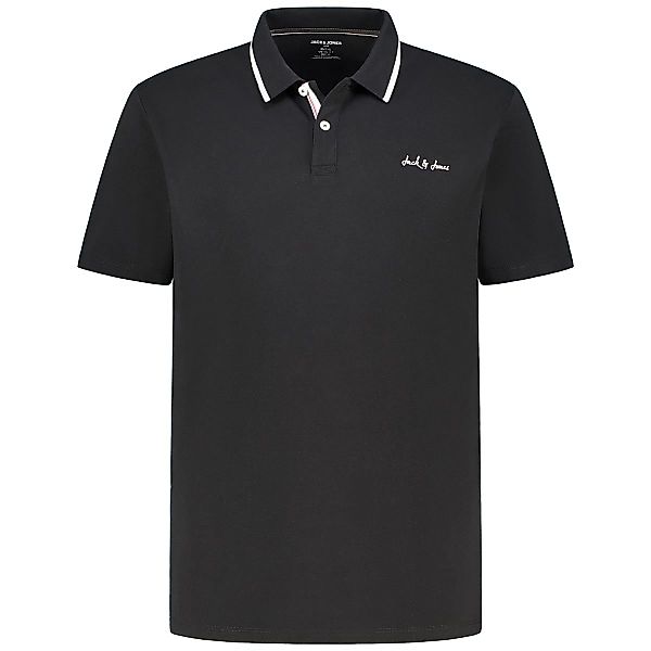 Jack&Jones Poloshirt mit Kontrastdetails Farbe schwarz Größe: 8XL günstig online kaufen