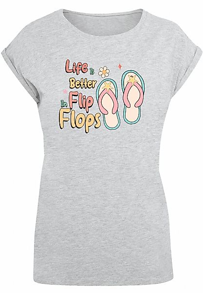 F4NT4STIC T-Shirt "Life Is Better In Flip Flops" Premium Qualität günstig online kaufen