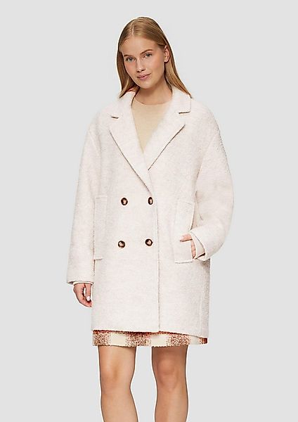 s.Oliver Funktionsmantel Outdoor-Mantel Bouclé-Mantel im Relaxed Fit günstig online kaufen