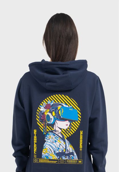 Oldskull Kapuzensweatshirt Asian Virtual Geisha Logo günstig online kaufen