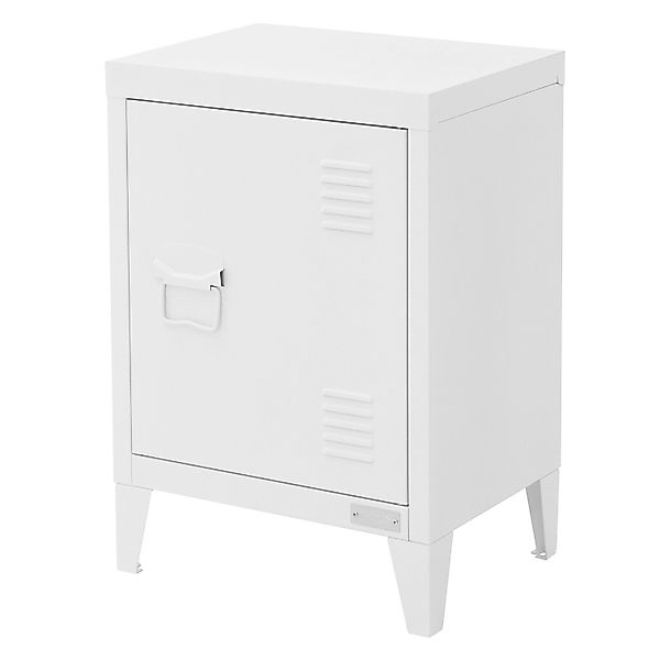 ML-Design Aktenschrank 40x30x57,5 cm Weiß aus Stahl Freistehender günstig online kaufen