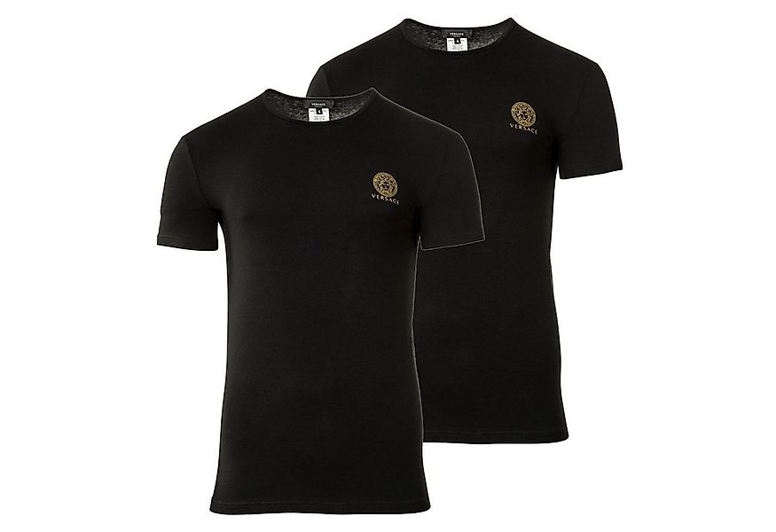 Versace T-Shirt Herren T-Shirt 2er Pack Baumwolle (Packung, 2er Pack) günstig online kaufen