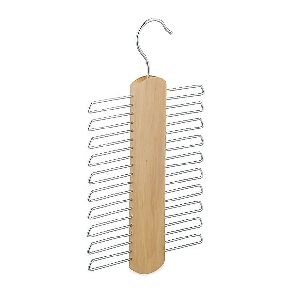 relaxdays Krawattenhalter Krawattenbügel aus Holz günstig online kaufen