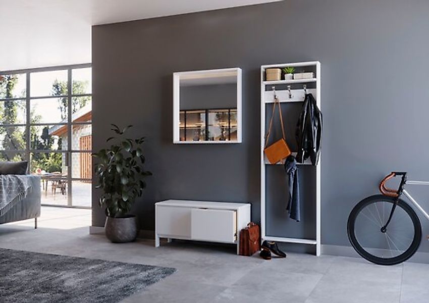 Home affaire Garderoben-Set »Luven«, (Set, 3 St.), aus Massivholz, FSC®, be günstig online kaufen