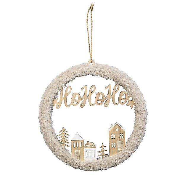 MICA Adventskranz Kranz HoHoHo zum Hängen - ca. 30,5 cm günstig online kaufen