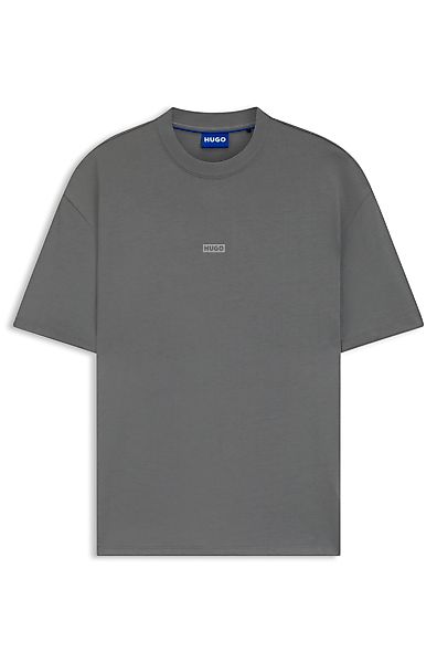 HUGO Blue T-Shirt "Nalono", mit Logodruck, Oversized Look mit Backprint günstig online kaufen