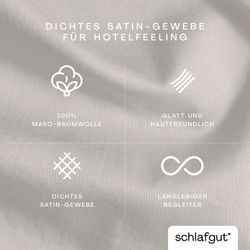 Schlafgut Kissenbezug Woven Satin aus Mako-Baumwolle, günstig online kaufen