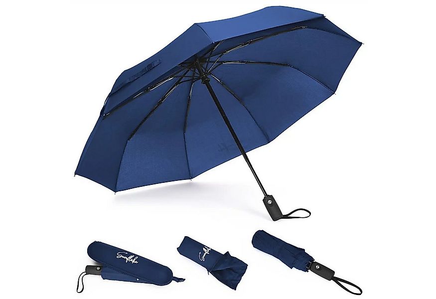 Sunflake Taschenregenschirm Faltbar & Sturmfest - Kompakt mit Doppeltem Dac günstig online kaufen