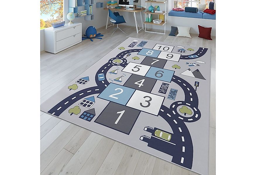 TT Home Teppich, Rechteckig, Höhe: 4 mm, Kinderzimmerteppich Teppich Junge günstig online kaufen