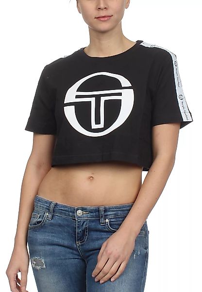 Sergio Tacchini T-Shirt Damen ROMINA 38068 Black/White günstig online kaufen